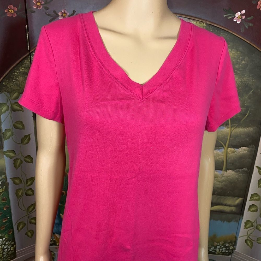 Fashion Bug Pink Tee Size L
